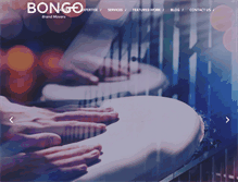 Tablet Screenshot of bongoagency.com
